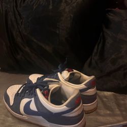 Navy dunks 