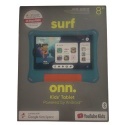 onn 8" Kids Tablet, 32GB (2024 Model) - Aqua (NEW)