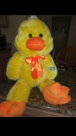 Stuffed animal Easter chicky