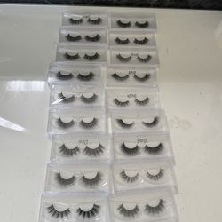 Set of 18 False Lashes