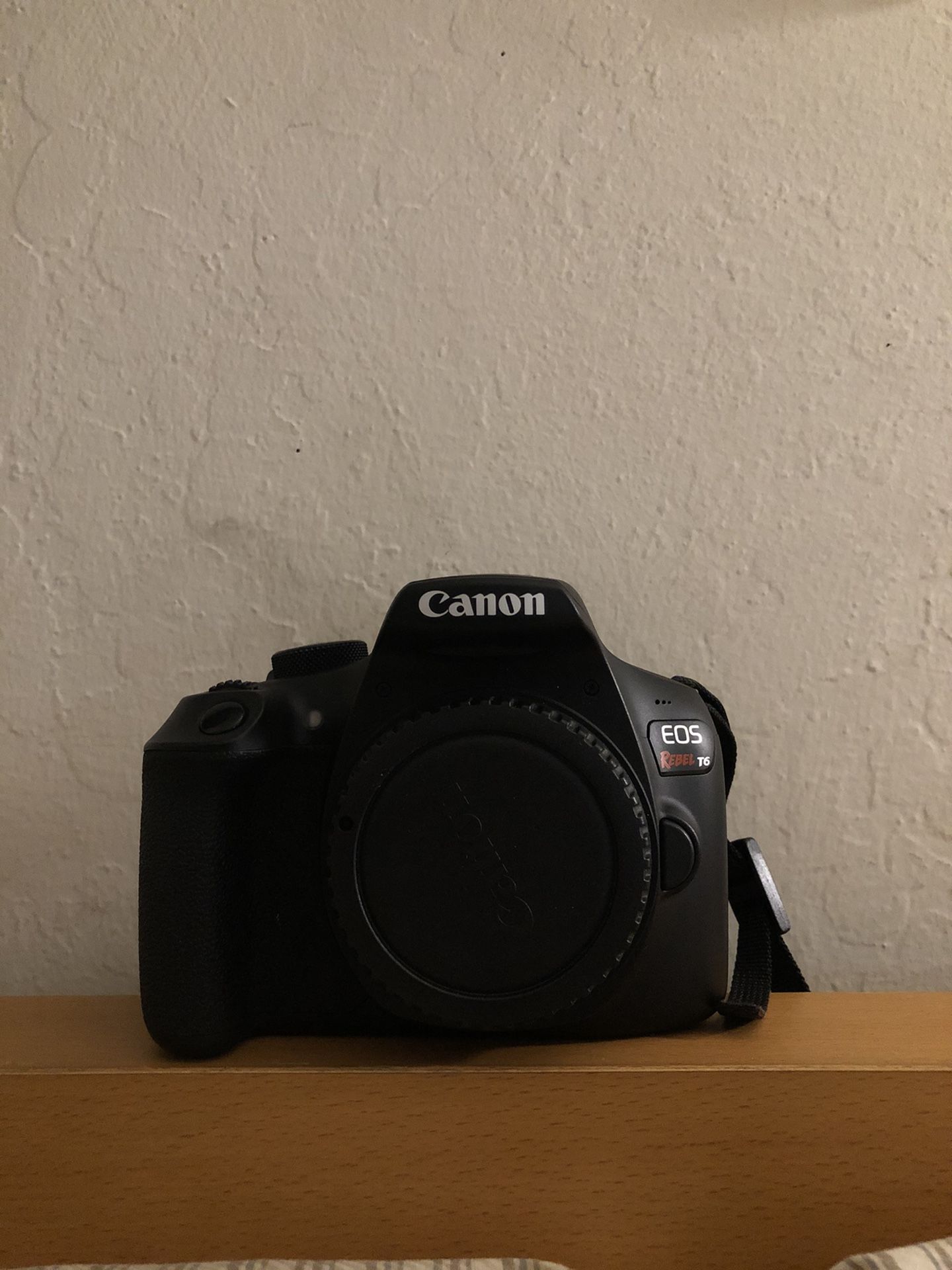 Canon EOS T6 Rebel (Body+2 Battery+Charger)