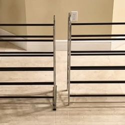 Silver&Black Shoe Organizers New
