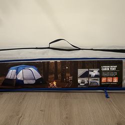 Ozark Trail - 6-Person Instant Cabin Tent with LED Lighting **Brand New**