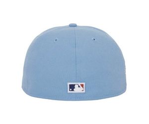 New Era Boston Red Sox 59FIFTY Fitted Hat Cap Blue 2004 WS Side