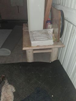 Small Rustic Wooden Bench
