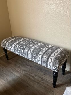 Black and White Bench