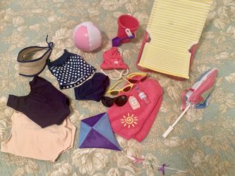 American Girl Doll Sized Beach Set