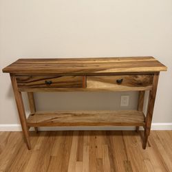 Wooden Counsel Table, By Tropical Salvage 