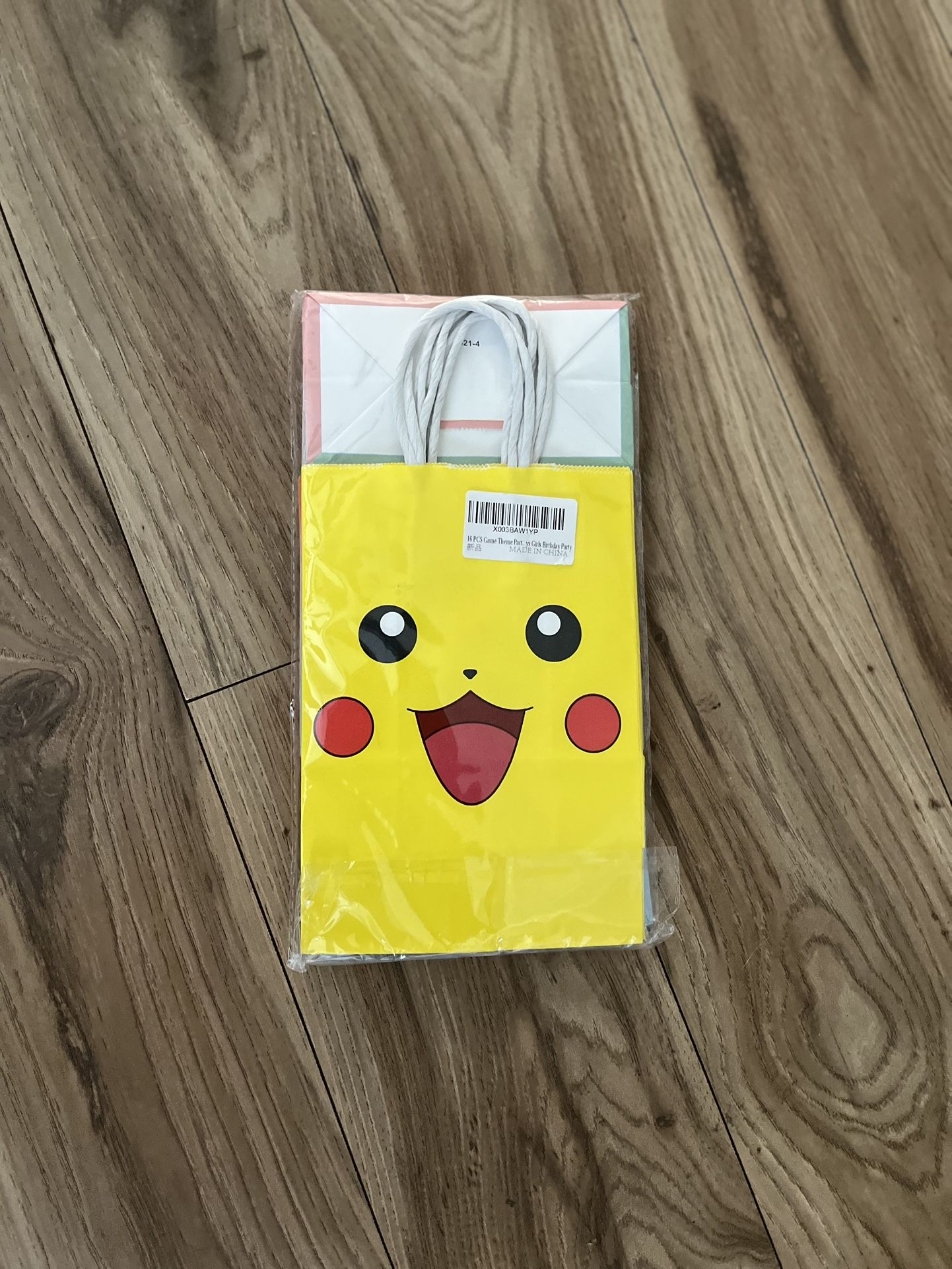 Pikachu Birthday Bags