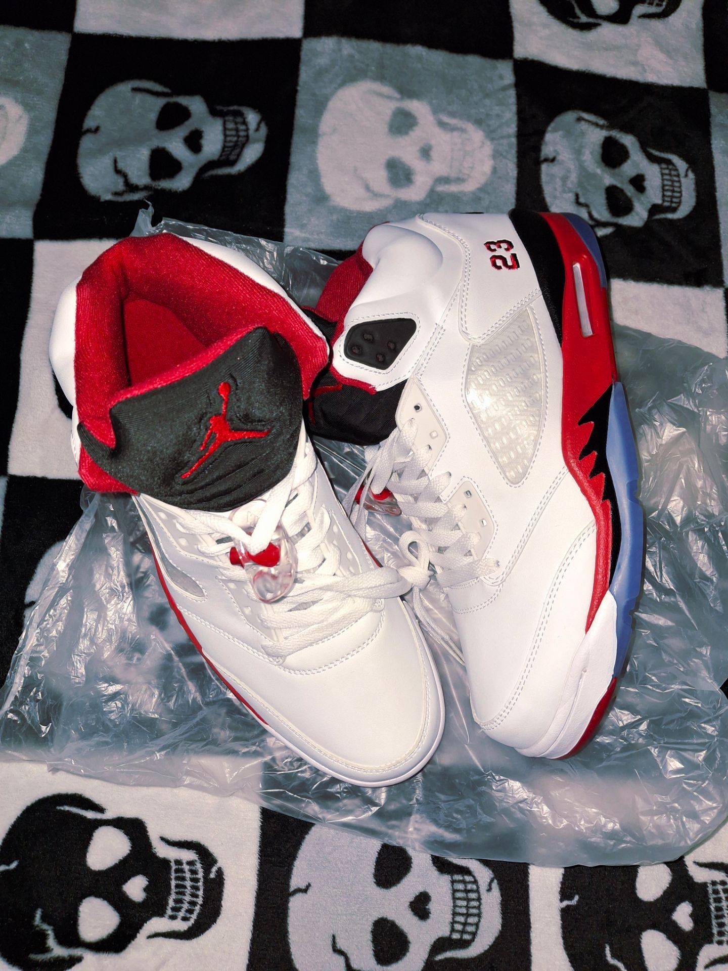 Nike Air jordan 5 Retro OG "fire red " mens 10