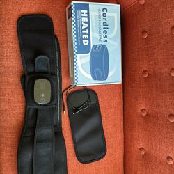 Cordless Heated Massage Pad - Lower Lumbar Therapy