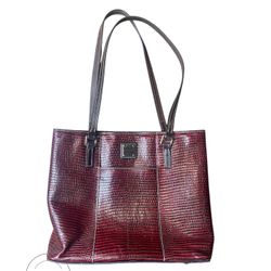 Dooney & Bourke Small Lizard Embossed Leather Lexington Shopper Tote