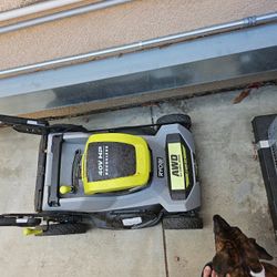 40v Ryobi mower
