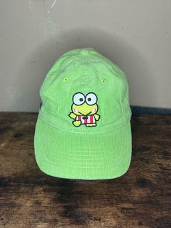 Sanrio Keroppi Green Corduroy Adjustable Hat