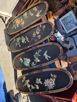 vintage Chinese wall panels