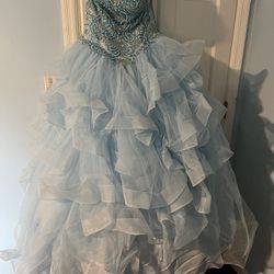 dress for sweet 16 or Quinceañera.  Cinderella style