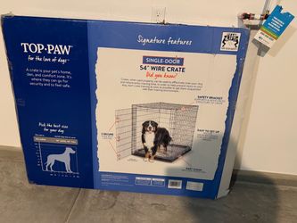 Top Paw 54" Single-Door Wire Dog Crate XXL