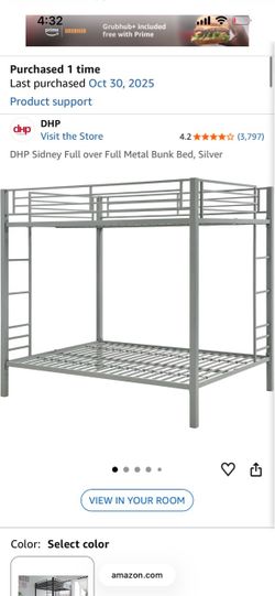 Full over full bunkbed