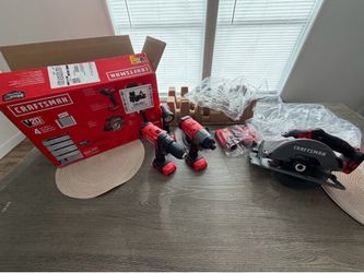 CRAFTSMAN  4 Tool combo kit Brand new