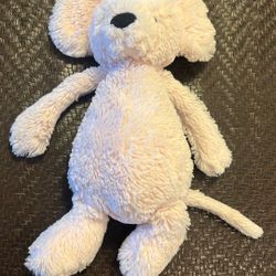 Jellycat Light Pink Mouse Bashful Soft Plush Toy Stuffed Animal 12” Retired