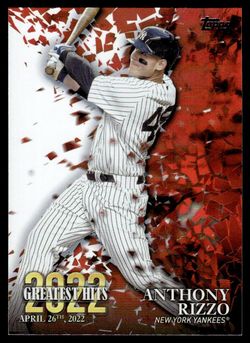 2023 Topps Greatest Hits Anthony Rizzo #22GH-1 New York Yankees A