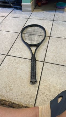 Black Tennis Racket