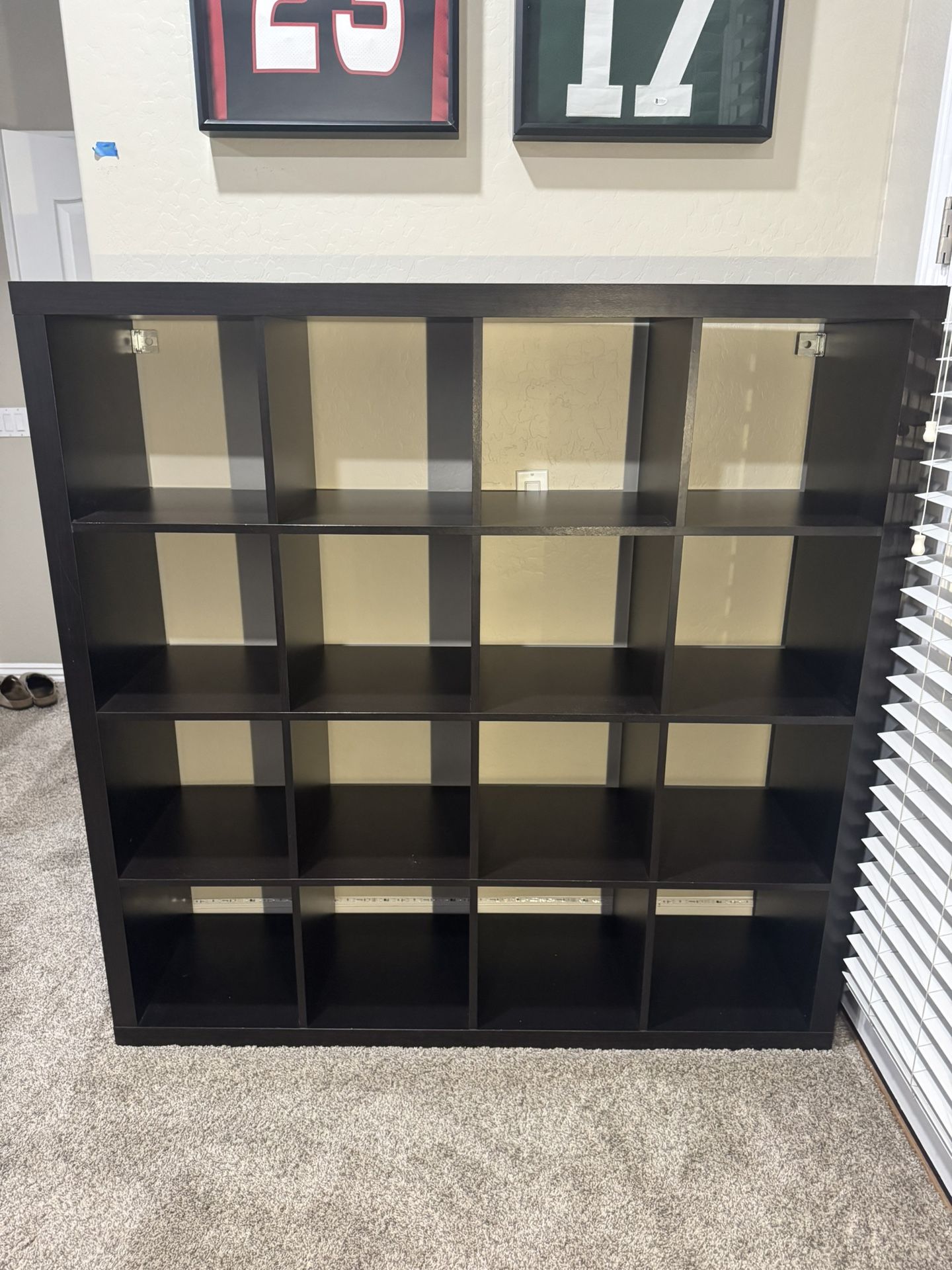 Black Multi Cabinet Storage Shelf Unit