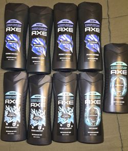 AXE Body Wash Lot of 9 Bottles