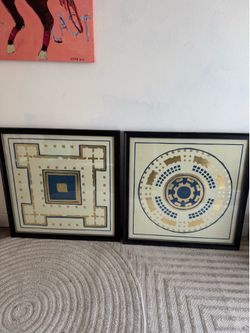 Set of 2 Pottery Barn Art Work