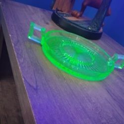 Paden City 323 Domino Sugar Cube Loaf Depression Glass Green