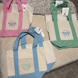 Trader Joe’s Mini pastel totes