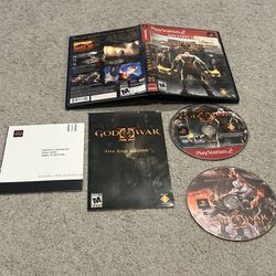 God of War II 2 Sony PlayStation 2 PS2 CIB Complete w/ Manual 2 Discs 