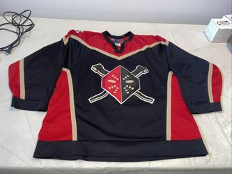 Wheeling Nailers Jersey Black Sp Vintage Men Large Echl Clean Penguins Affiliate