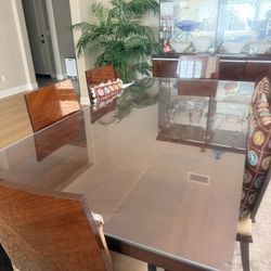 Dinning Table Set With An Extension Sits 8-10