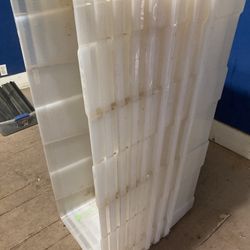 8 Modified Iris Holiday Tree Storage Containers 