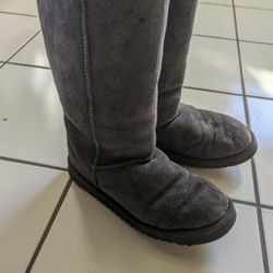 Size 8 Women's Sheepskin Wool Leather Boots  Shearling Lambswool Fur Suede Thermal Insulated Ugg Emu Uggs REI Bear paw Columbia Patagonia North face 
