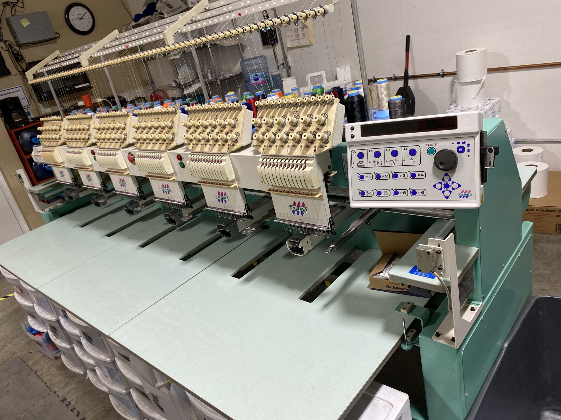 Six head Tajima sewing machine for Sale in Bakersfield, CA - OfferUp