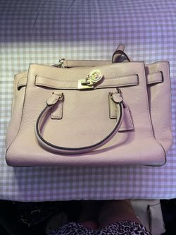 Michael Kors Pink Leather Tote Handbag
