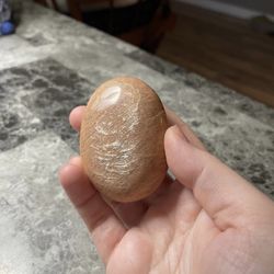 Peach Moonstone Crystal Palmstone
