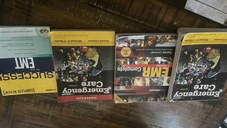 4 Used Books (EMR, Emt, Ems)