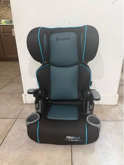 Baby Trend Protect 2-in-1 Booster Seat, Grey Tech – Lightweight Belt-Positioning Design, Cushioned Comfort, Everyday Big-Kid Support