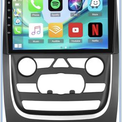 4+64G Android Car Radio for Dodge Durango 2014-2020 - Wireless Carplay & Android Auto - 9 Inch Touchscreen Radio with 32 EQ DSP, WiFi, GPS, Split Scre