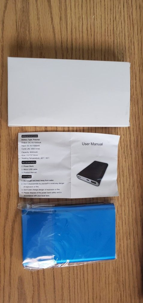 New High Density 8000mAh Power Bank