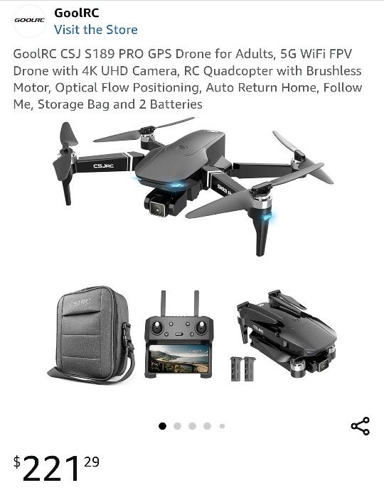 S189 PRO GPS Drone