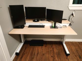 Adjustable Desk 59" Wide  Great Condition