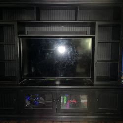 Moving Sale! Entertainment center (wood)