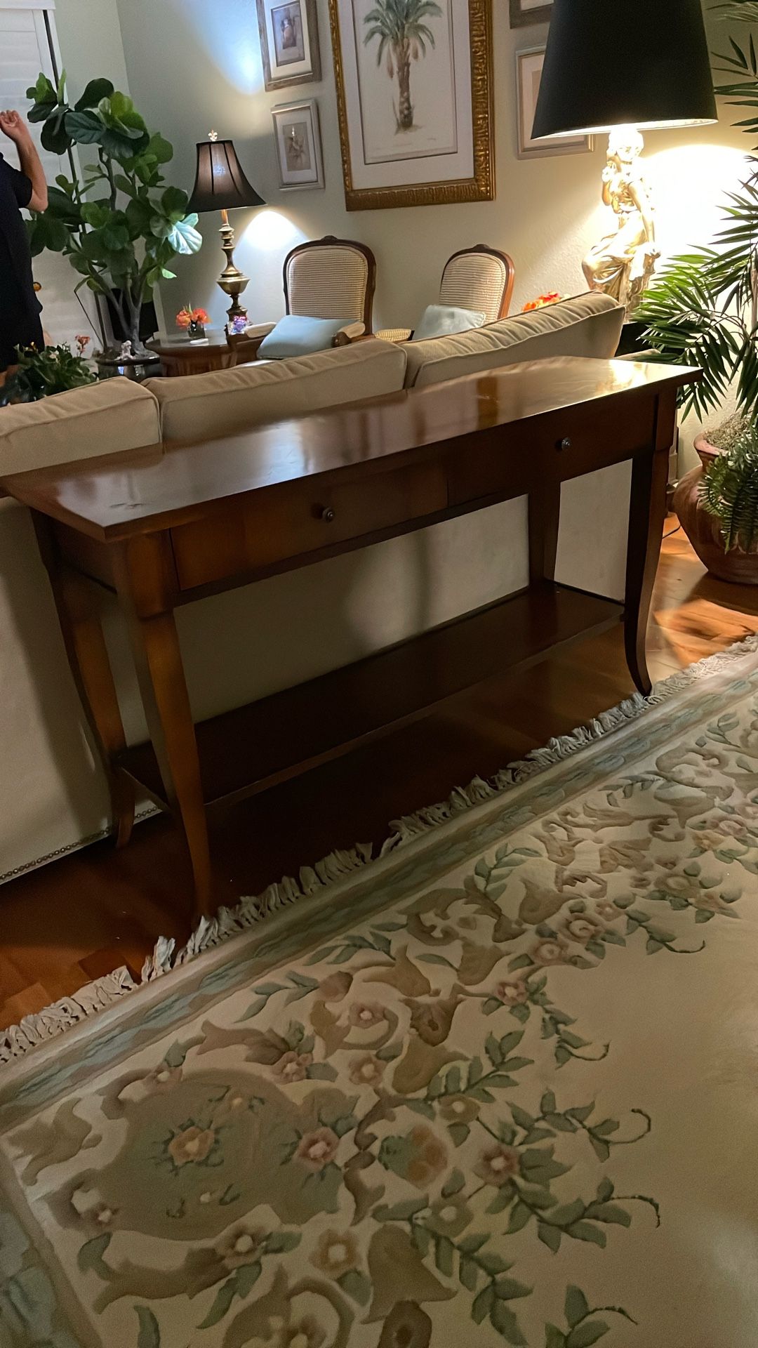 Sofa Table Two Drawers
