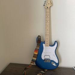 Squier by Fender Stratocaster Electric Guitar - Blue (Like New!)
