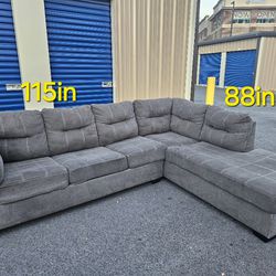FREE DELIVERY Couch Sofa Sectional w Sleeper 2 Piece