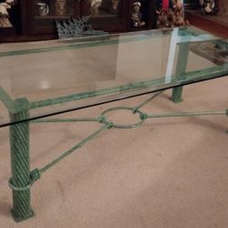  NEW BEVELED GLASS COFFE TABLE